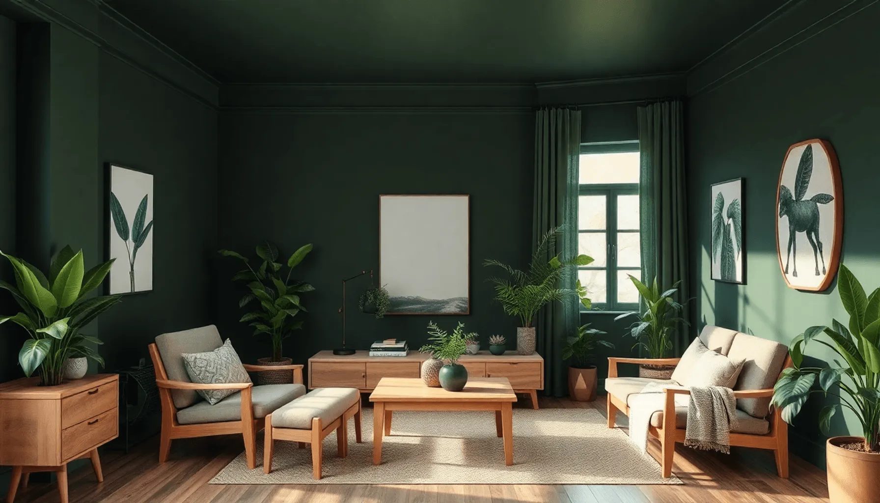 Vert foncé : 50 idées pour l’intégrer dans votre décoration intérieure Image de l’article
