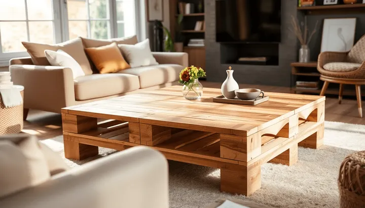 Table basse en palette : 25 idées et conseils