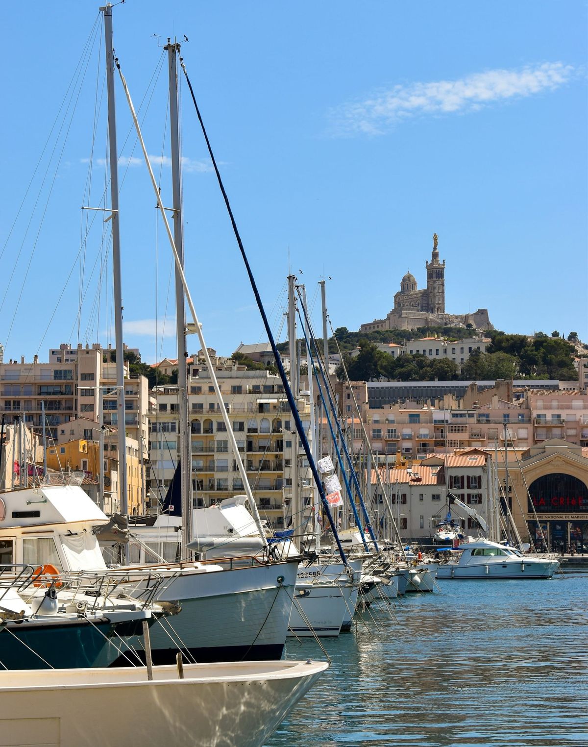 Ville de Marseille dans le sud de la France et ses hébergements touristiques
