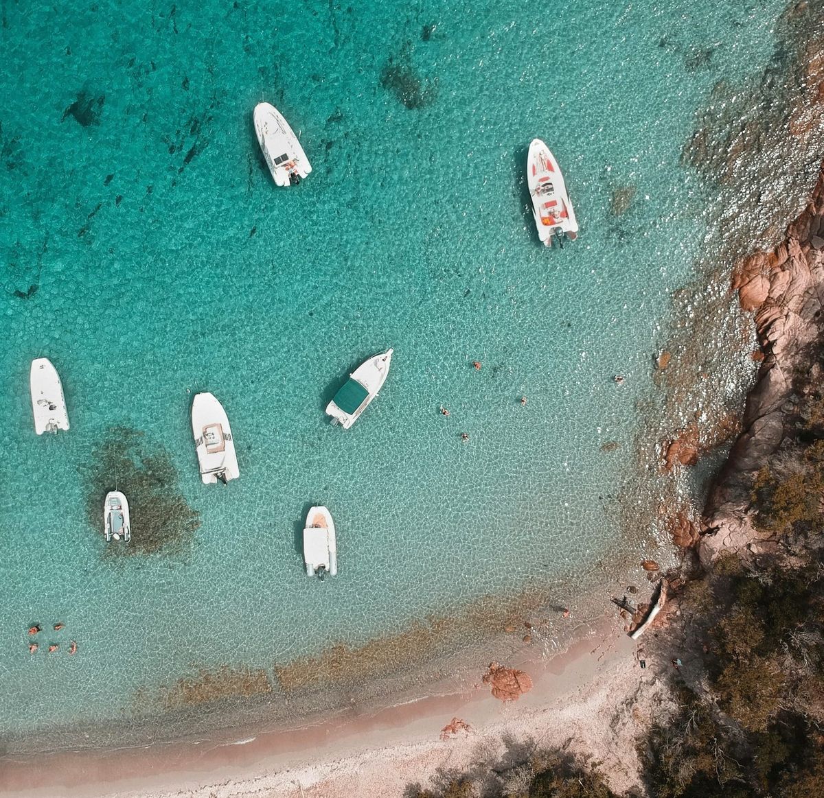 Propriano , ville de Corse sur la  côte sud-ouest 