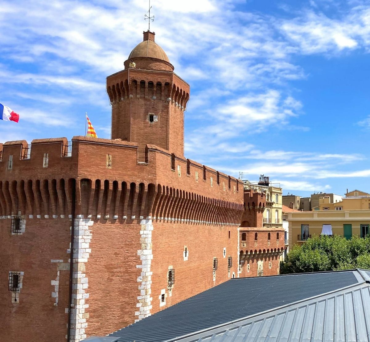 Perpignan, ville du Sud de La France à proximité de la frontière Espagnole