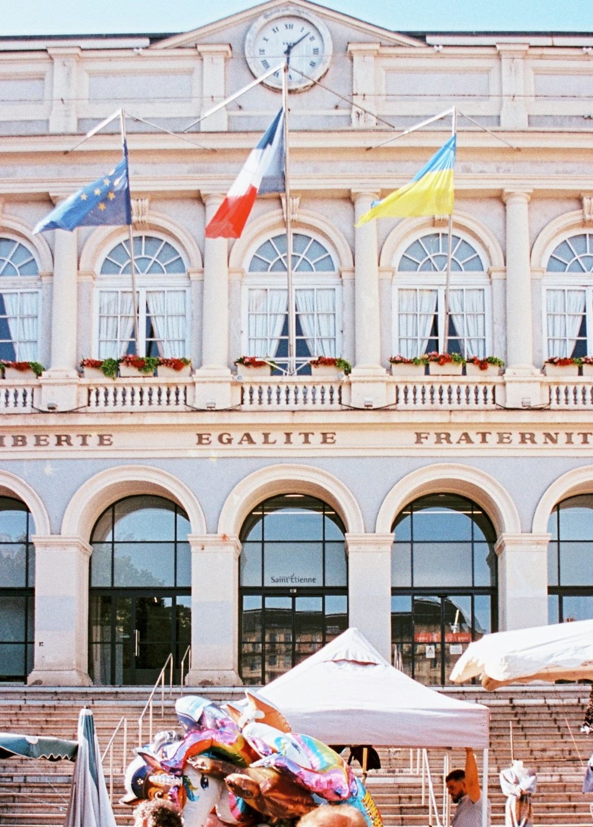 Ville de Saint-Etienne dans la région Auvergne Rhône-Alpes 
