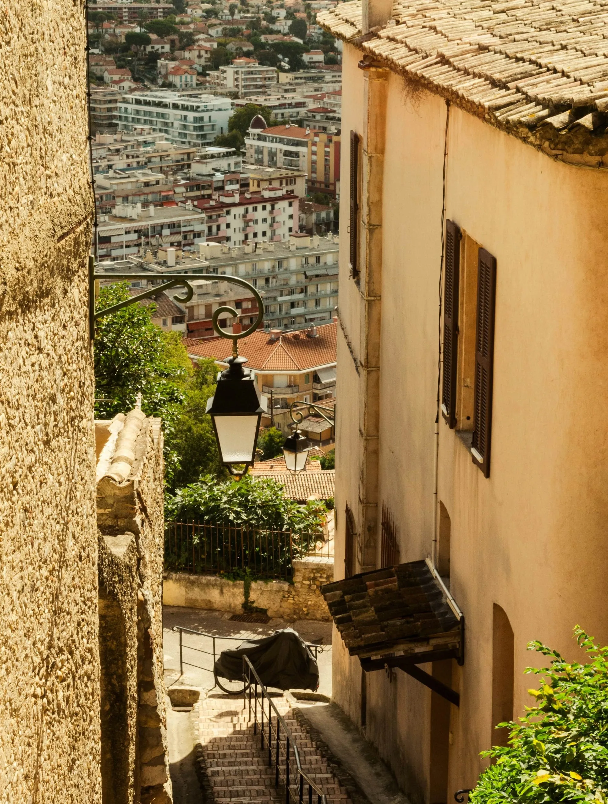 Ville méditerranéenne Cagnes-Sur-Mer, Côte d'Azur sud de la France