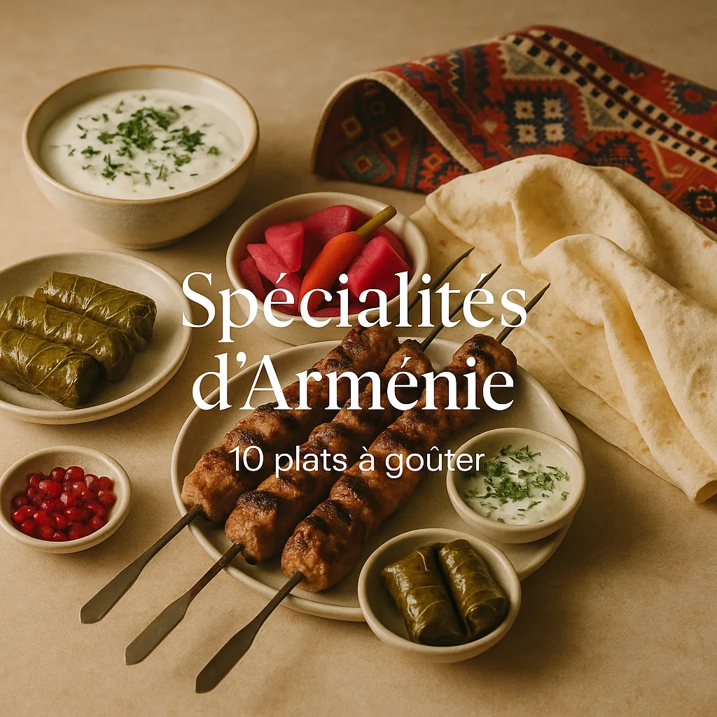 Que manger en Arménie ? 10 spécialités à goûter (khorovats, dolma, lavash…)