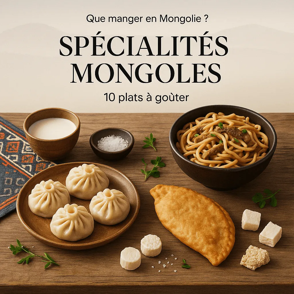 Que manger en Mongolie ? 10 spécialités à goûter (viande, produits laitiers, plats traditionnels)