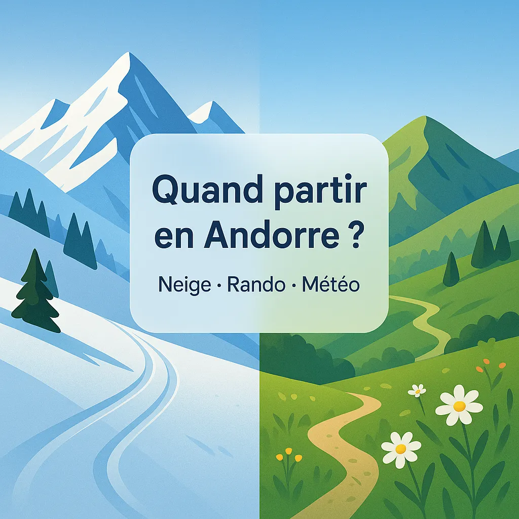 Quand partir en Andorre ? Neige, rando, météo… le meilleur mois selon ton séjour