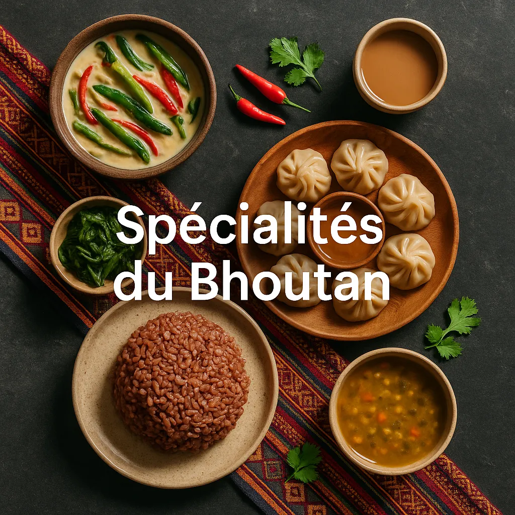 Que manger au Bhoutan ? 10 spécialités à goûter (ema datshi, momo, riz rouge…)
