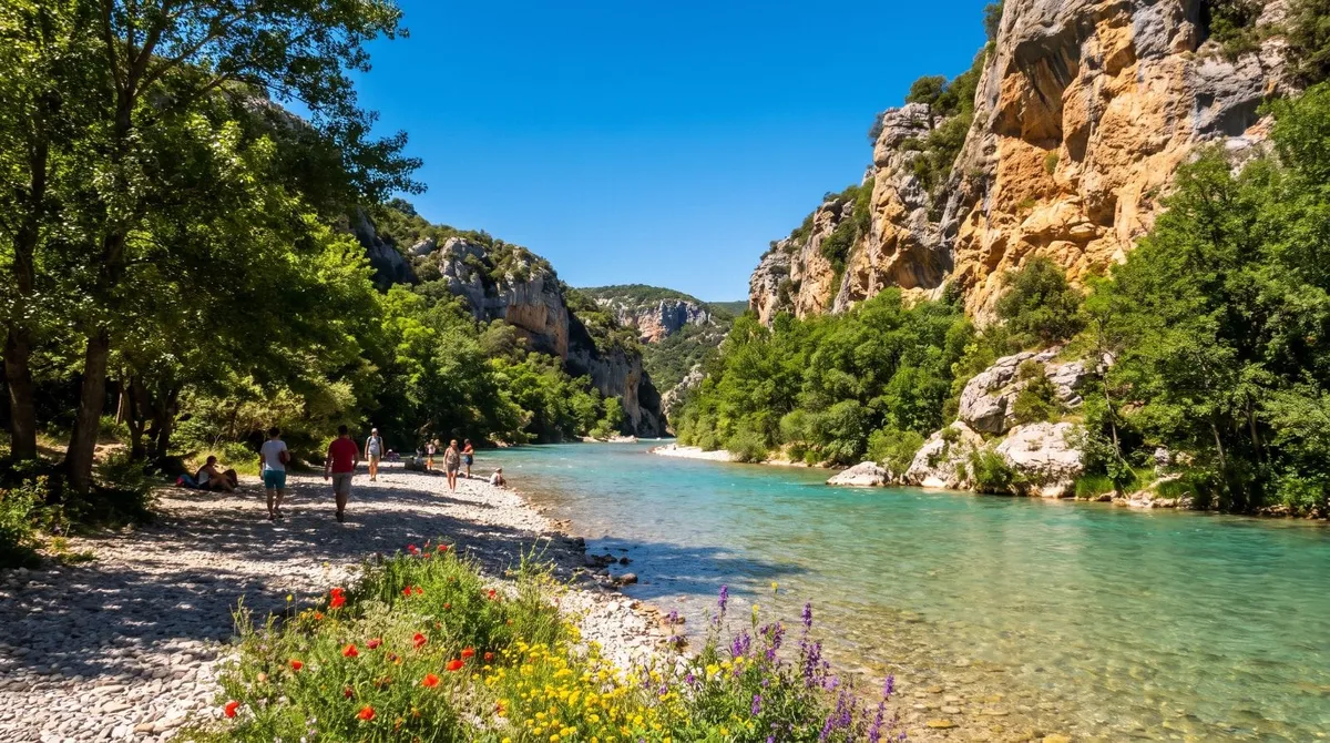 rivière Provence 14 °C canicule