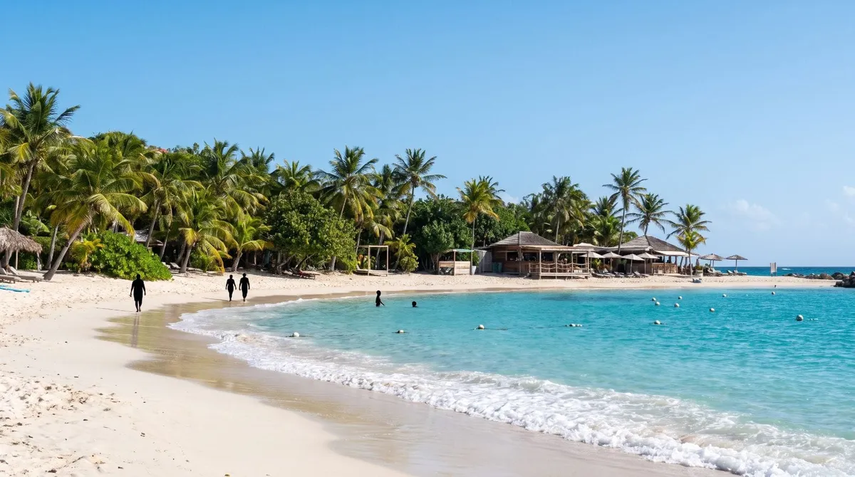 lagon sable blanc français