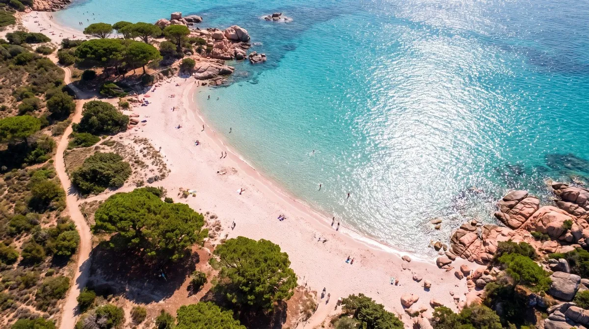 plage granit rose Corse