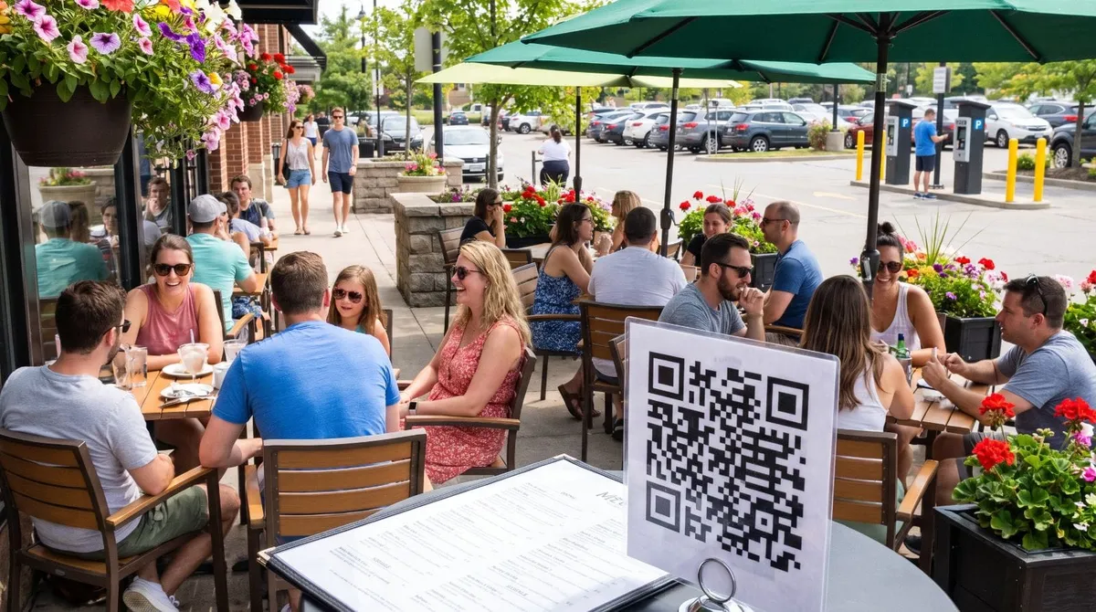 QR code restaurant été compte
