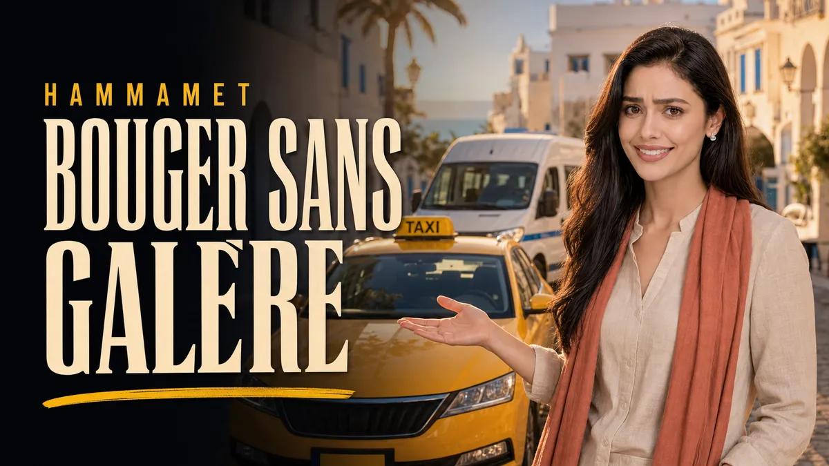 Se déplacer à Hammamet : taxis, louage, bus - Comment bouger facilement + tarifs