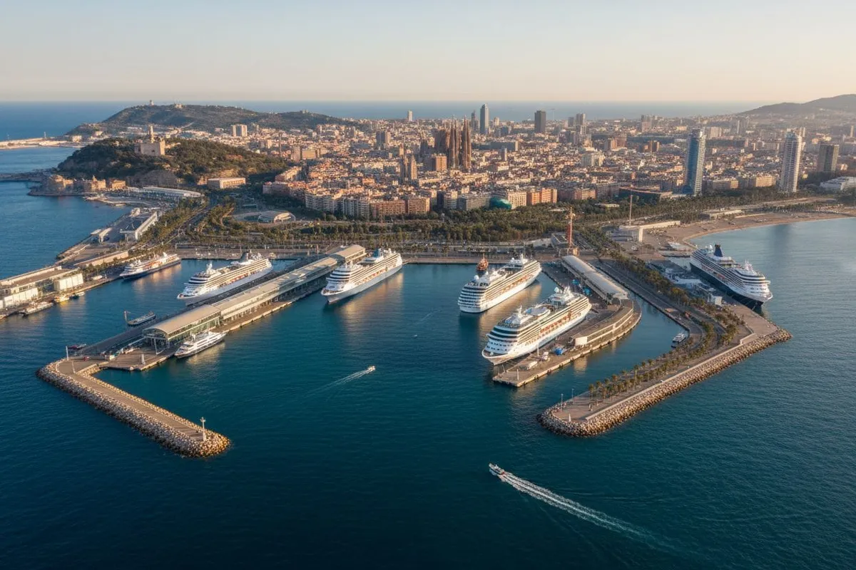 Le port de Barcelone