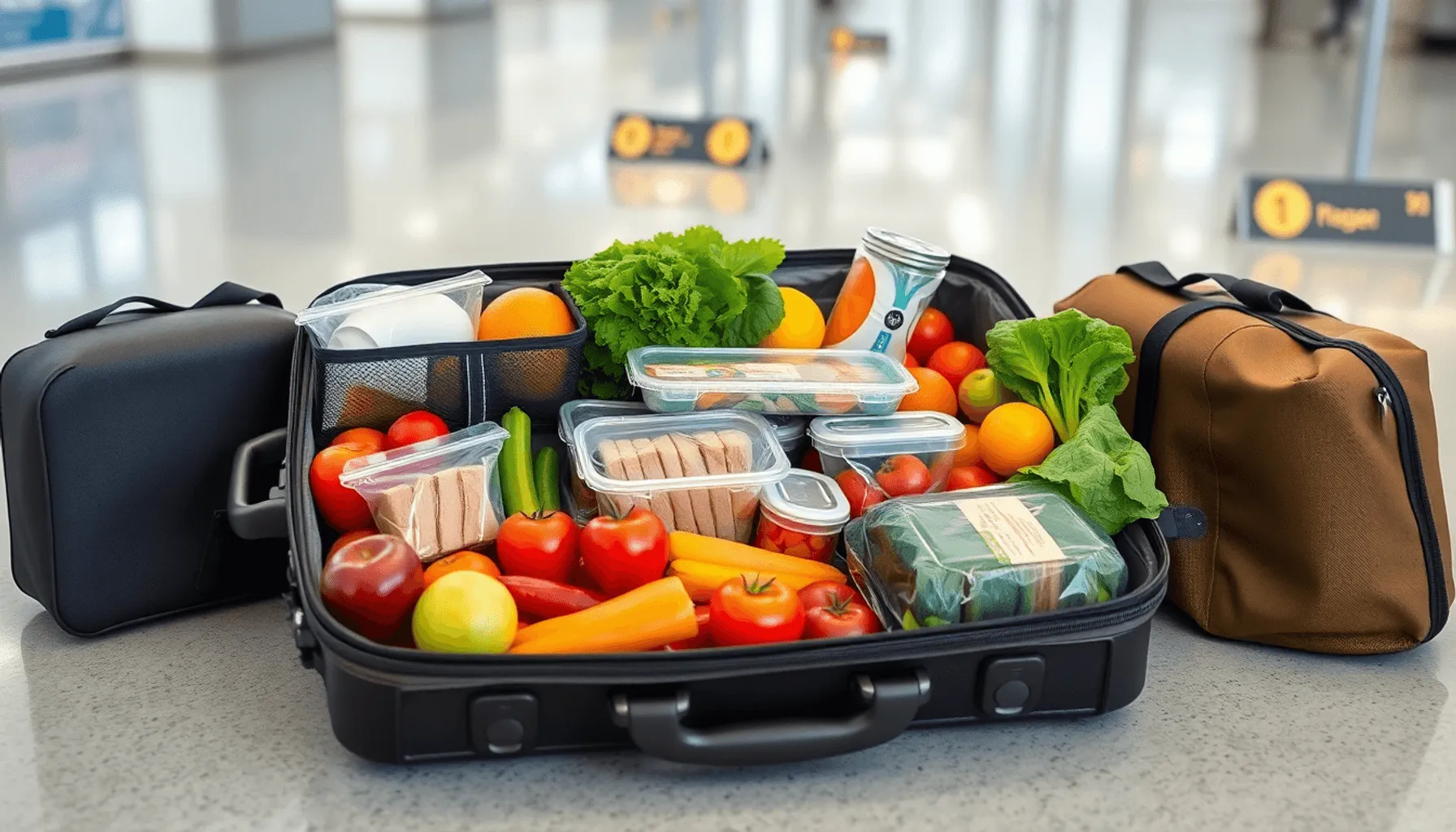 Nourriture : que peut-on transporter dans sa valise ? Image de l’article