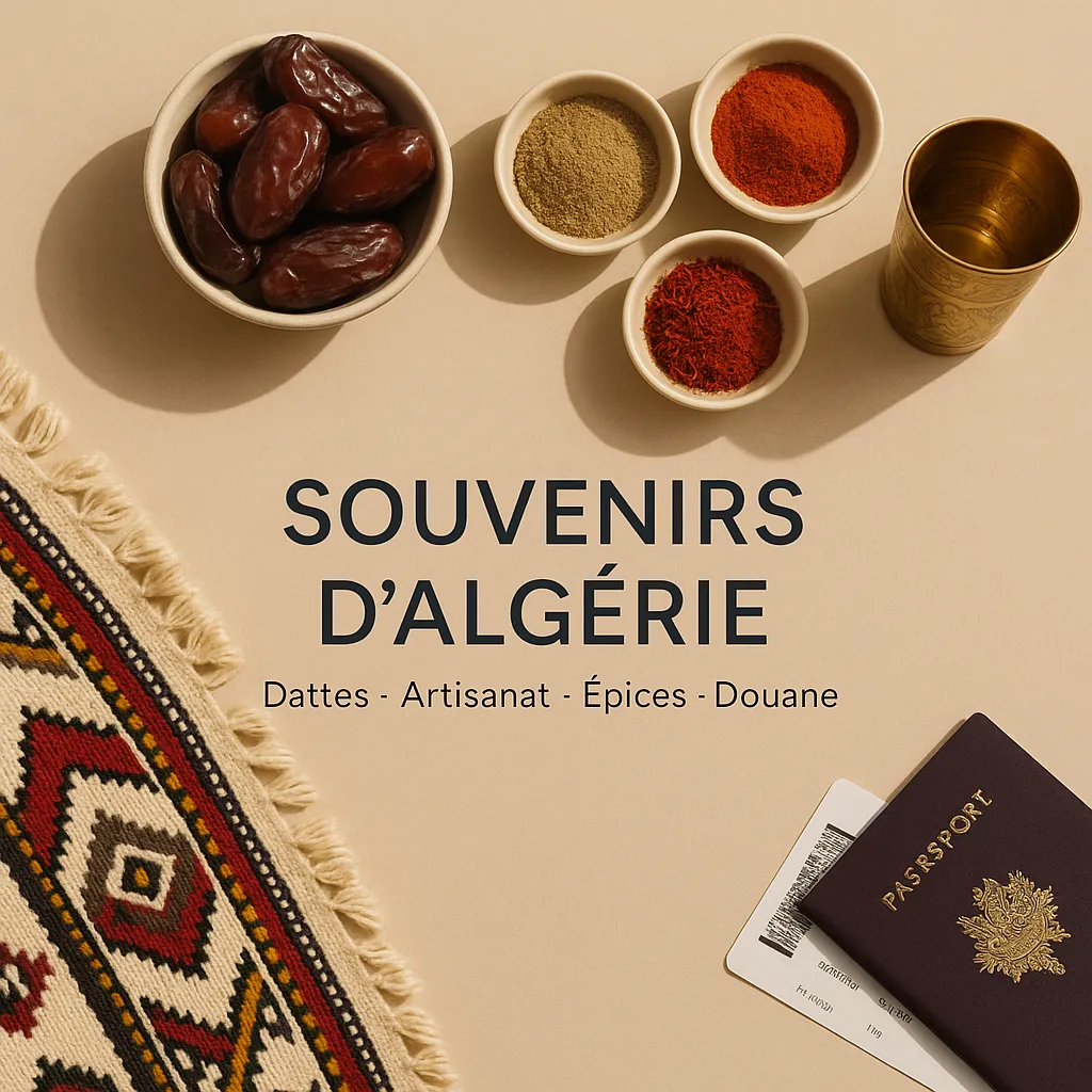 Que rapporter d’Algérie ? 10 souvenirs (dattes, artisanat, épices) + infos douane Image de l’article