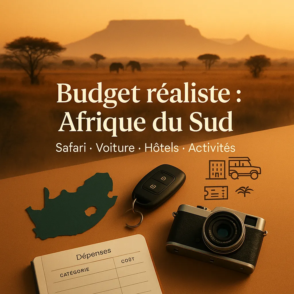 Voyage en Afrique du Sud : budget réaliste (safari, voiture, hôtels, activités) Image de l’article