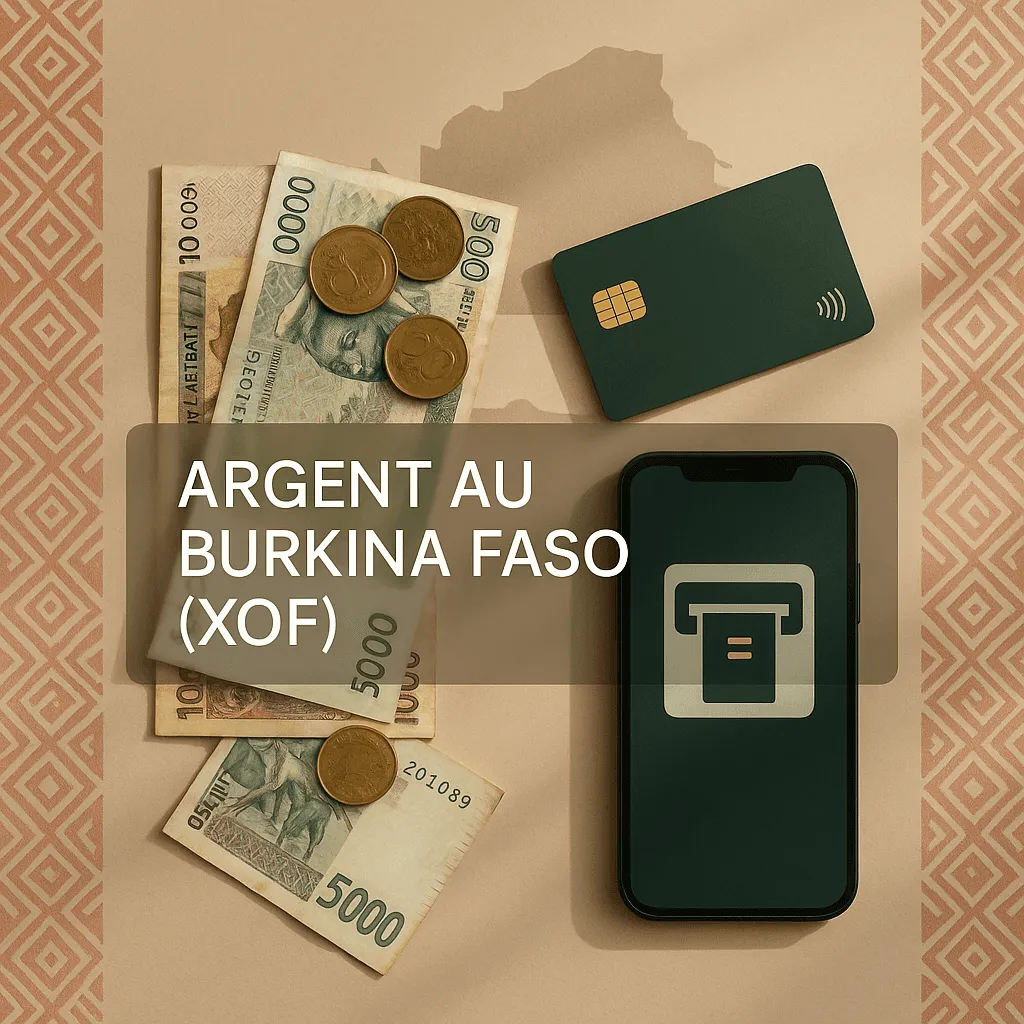 Monnaie au Burkina Faso : franc CFA (XOF), change, retraits, carte bancaire, pourboires