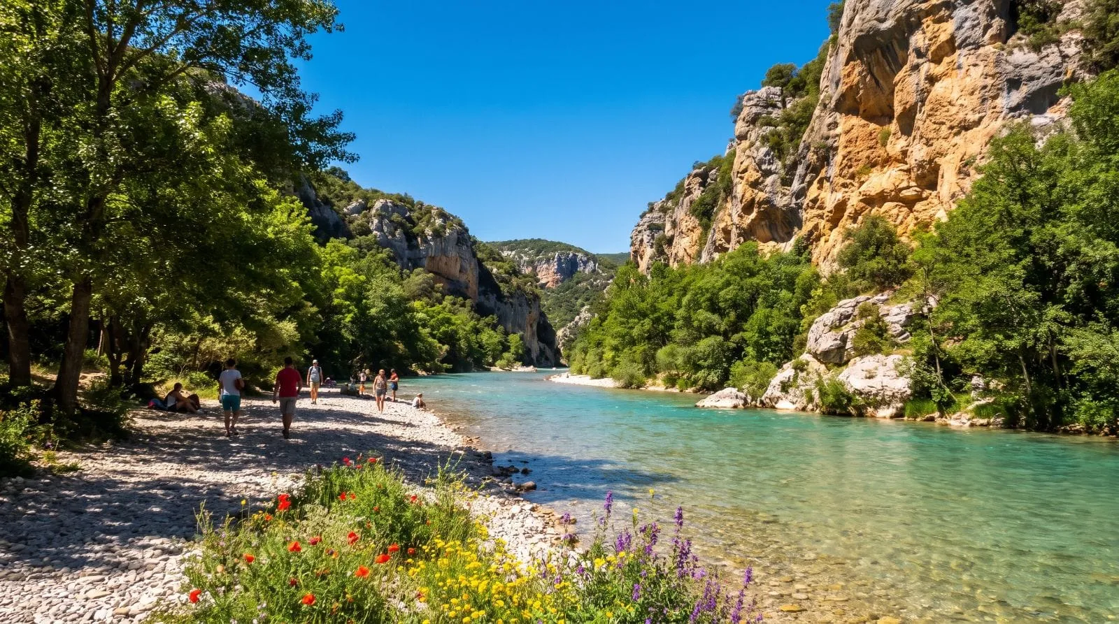 rivière Provence 14 °C canicule