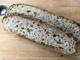 Sourdough discard baguettes