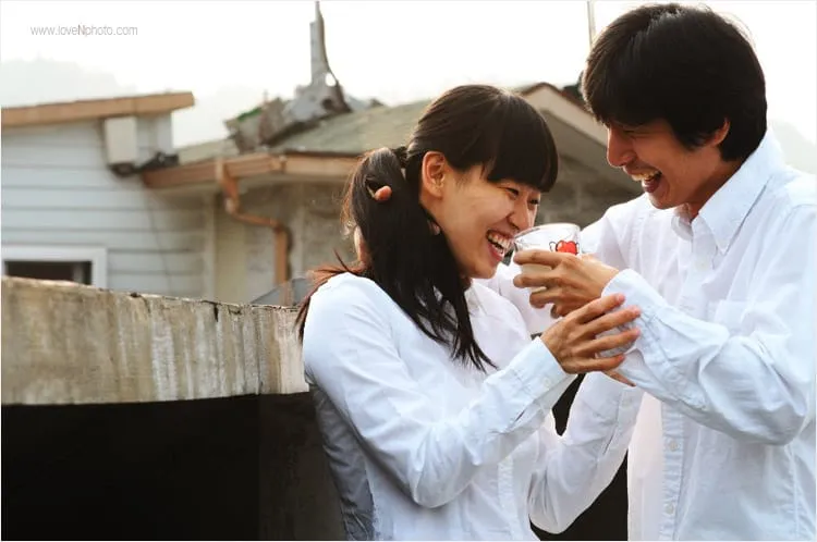 옥상에서 빵빠레