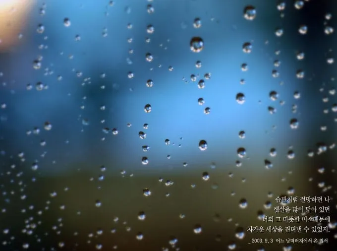 습관처럼 절망 하던 나