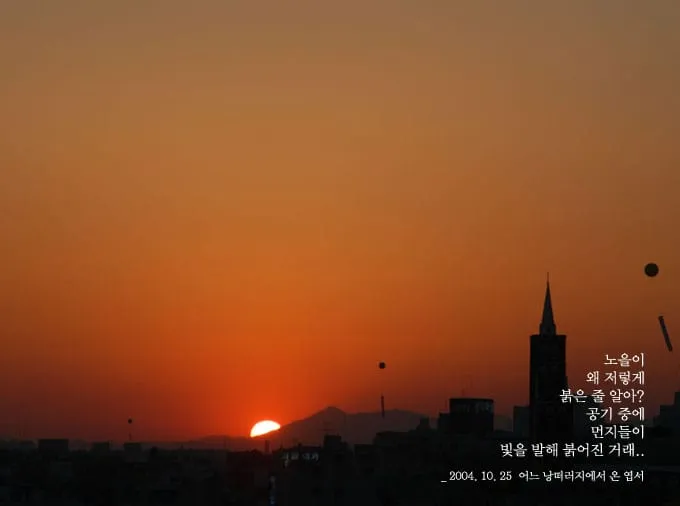 노을이 왜?