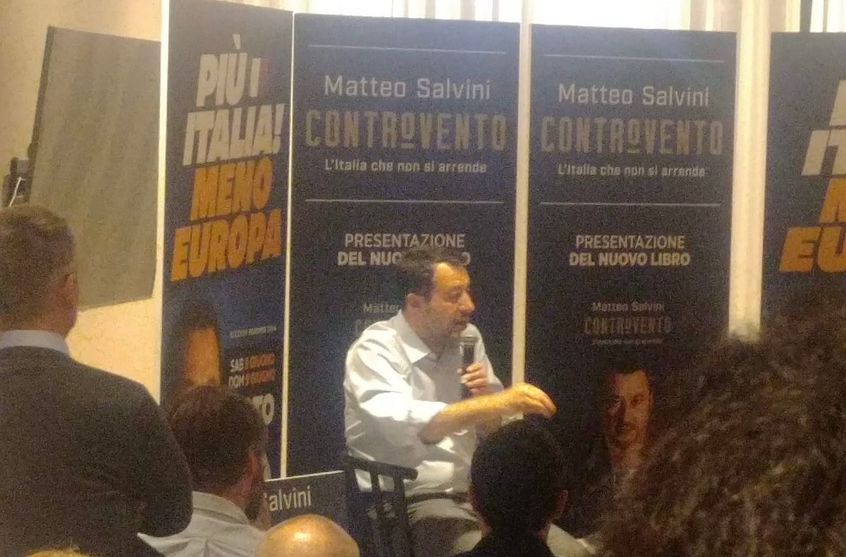 Matteo Salvini a Monterosi: il Vicepremier presenta il suo libro