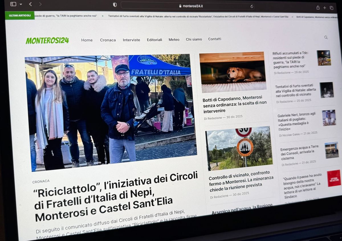 Nuovo anno e un sito rinnovato: Monterosi24 guarda al futuro