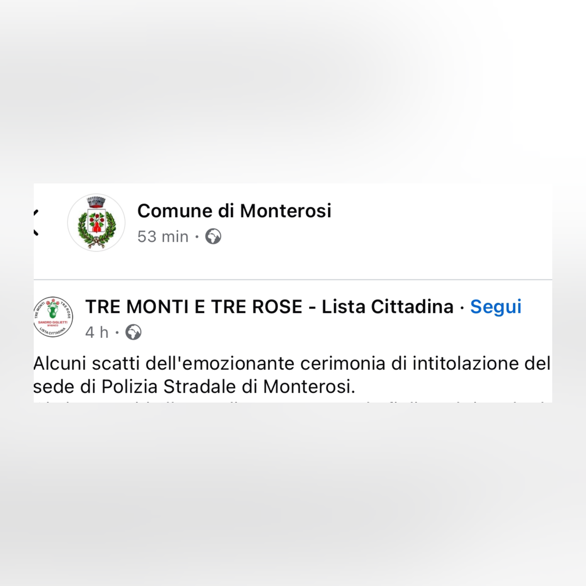 Confusione nella comunicazione istituzionale del Comune