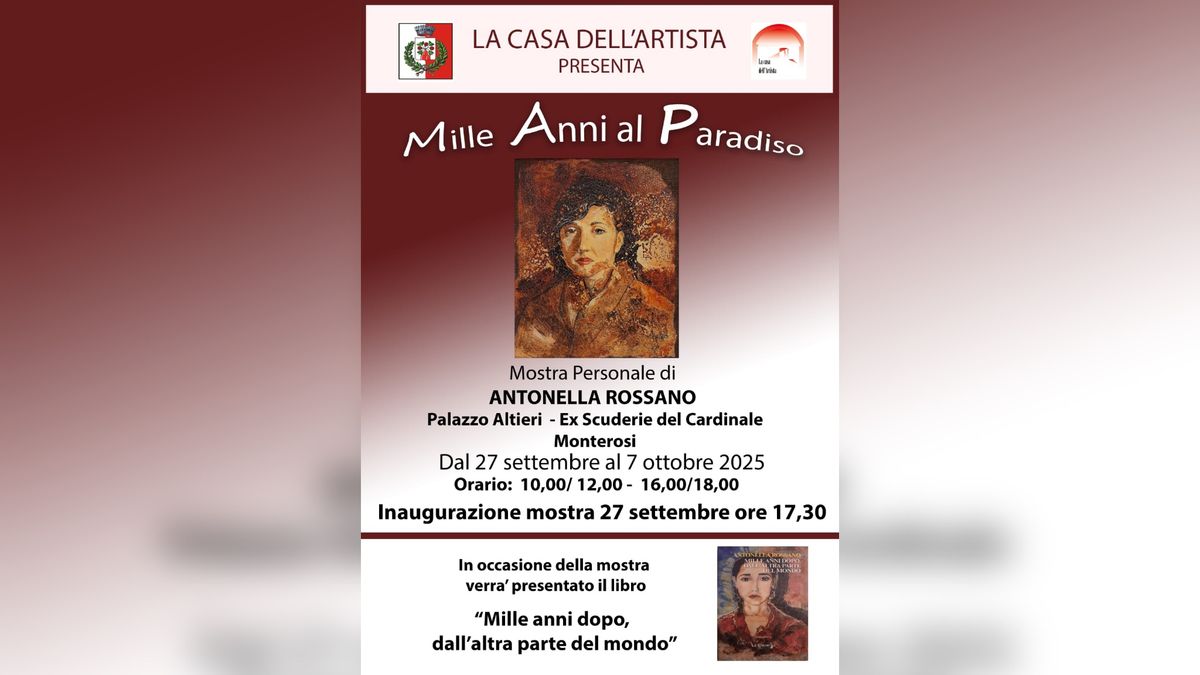 Alle ex Scuderie del Cardinale la personale di Antonella Rossano