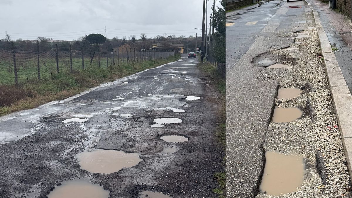 Buche “killer” in Via Monte Pogliano e Strada Nuova: automobilisti costretti allo slalom