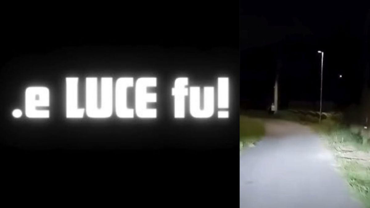 “E luce fu”: l’amministrazione cita la Bibbia per l’accensione dei lampioni in Via Pietro Salvatori