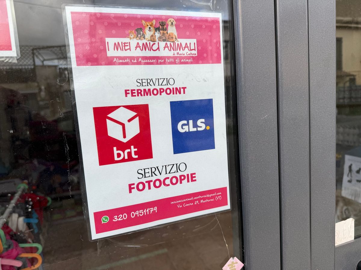 Il negozio “I miei amici animali” diventa il primo Fermopoint BRT e GLS del paese