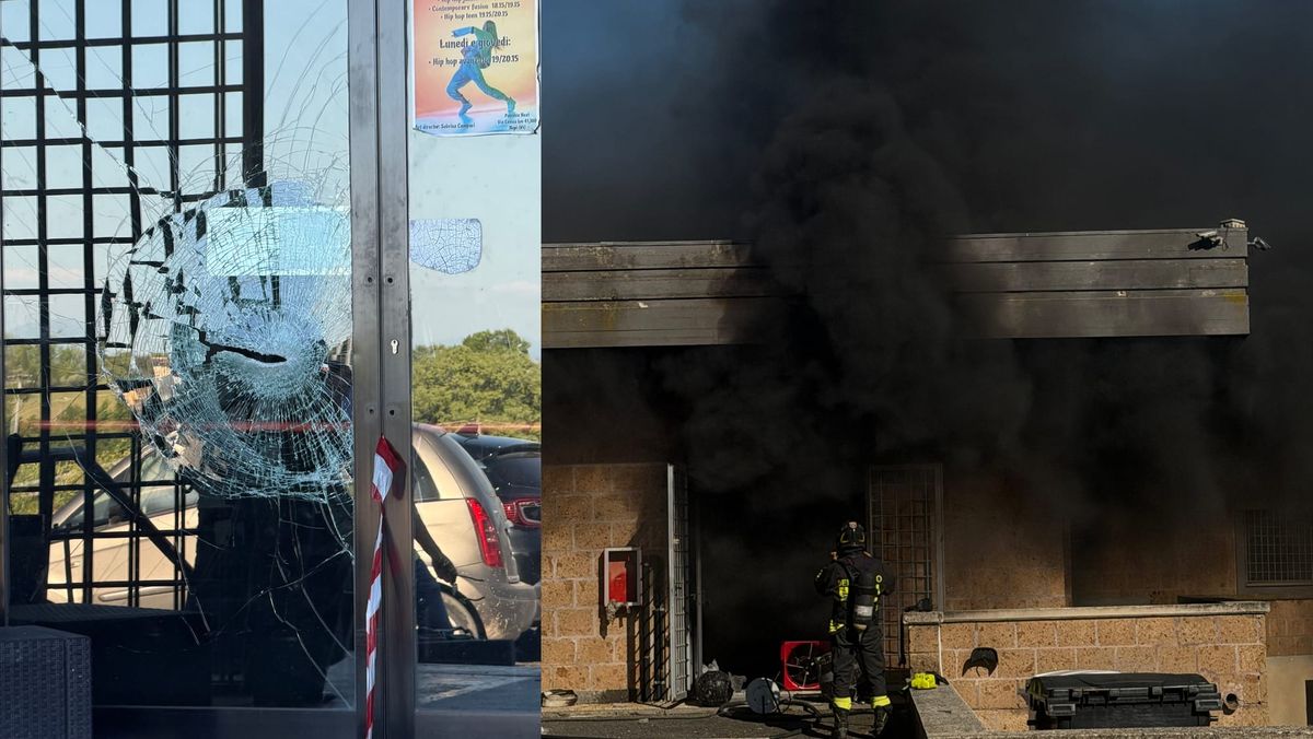 Fiamme alla palestra Next: uomo fermato dai Carabinieri, danni ingenti