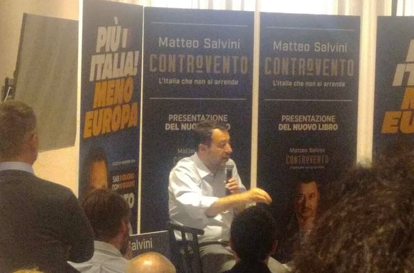 Matteo Salvini a Monterosi: il Vicepremier presenta il suo libro