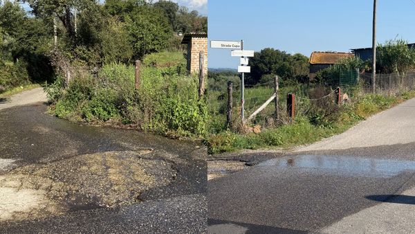 Perdita d’acqua da oltre 20 giorni all’incrocio tra via dello Sboccatore e via Strada Cupa