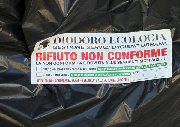 Rifiuti non conformi, scattano le etichette della Diodoro Ecologia: controlli più stringenti