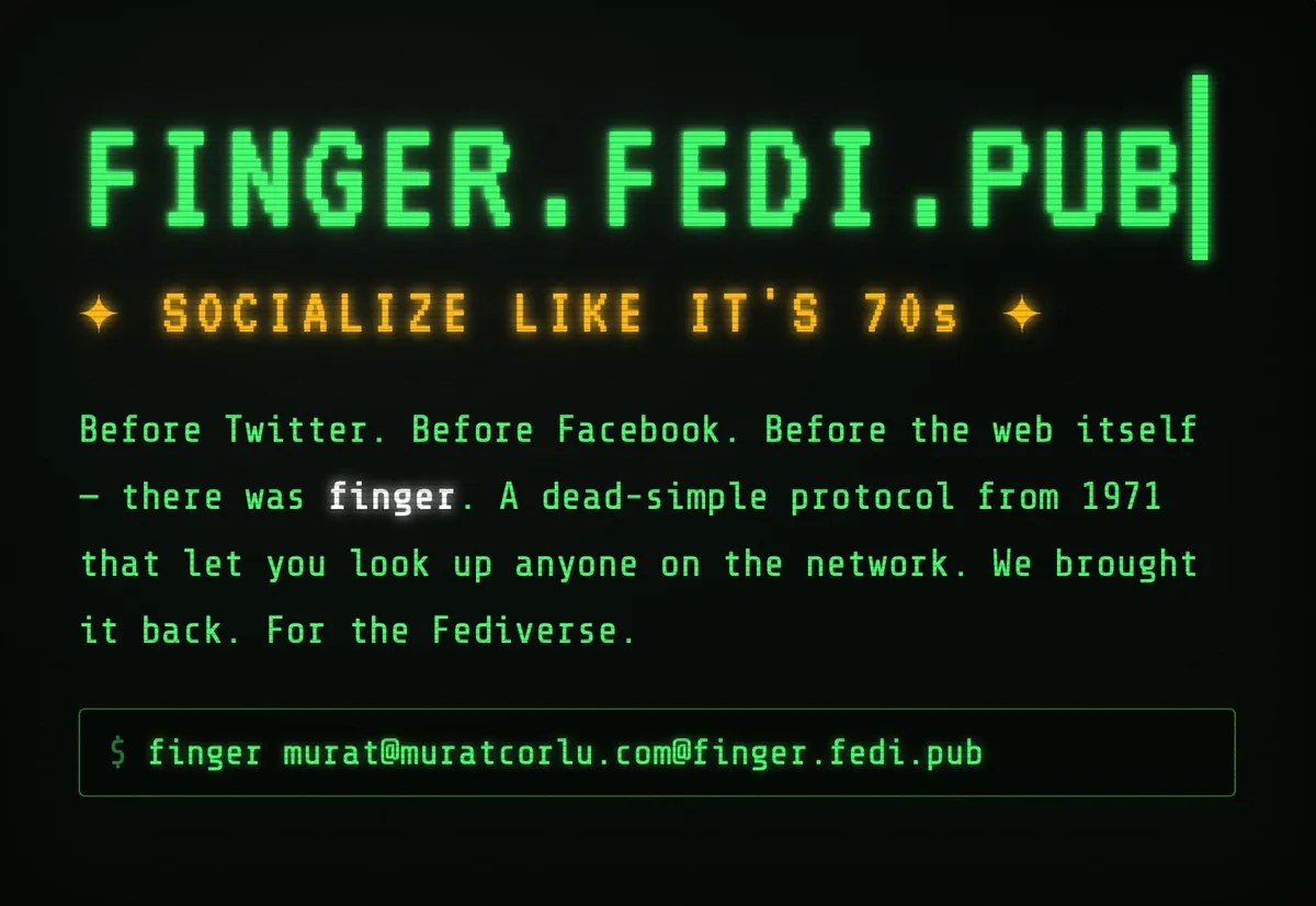 Socialize like it's 70s!