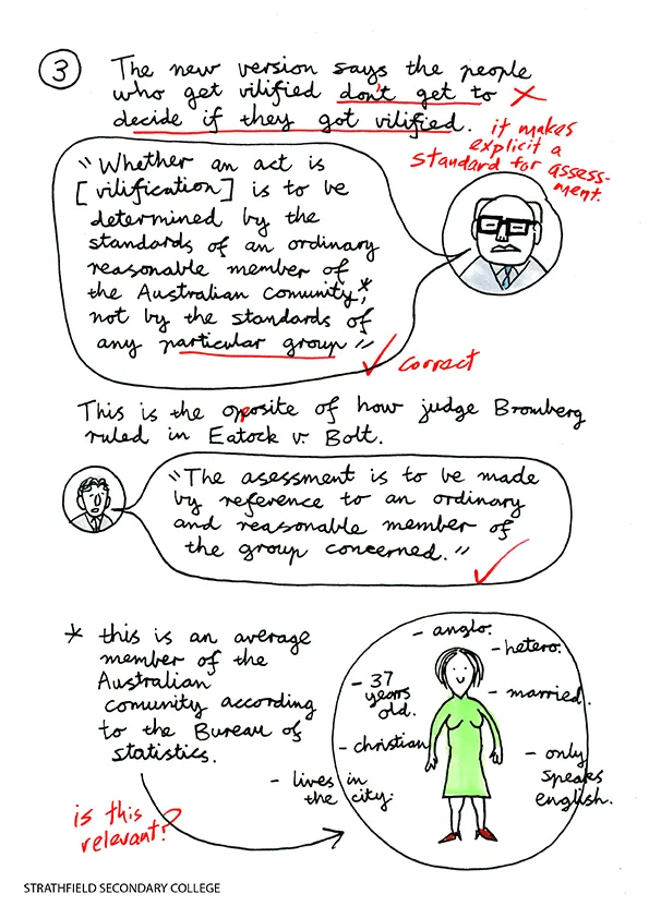 Tristian and the Racial Discrimination Act, pg 5
