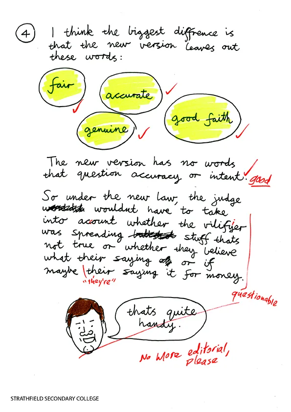 Tristian and the Racial Discrimination Act, pg 6