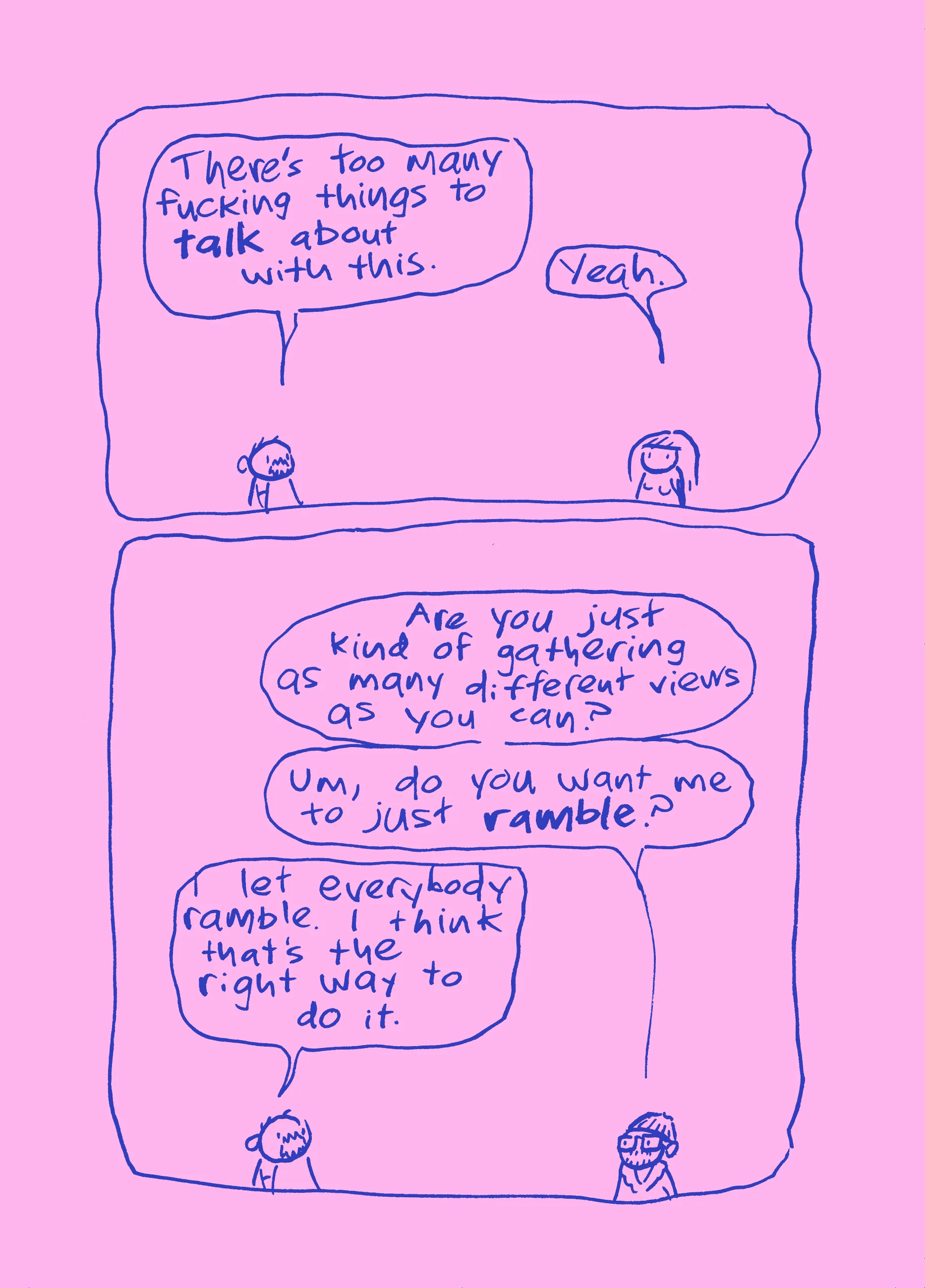 Comics page from the extra Octane Render interview book
