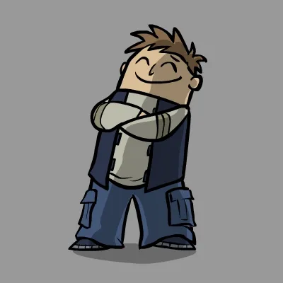 Glen Clark: we like animating him because he's a doofus.