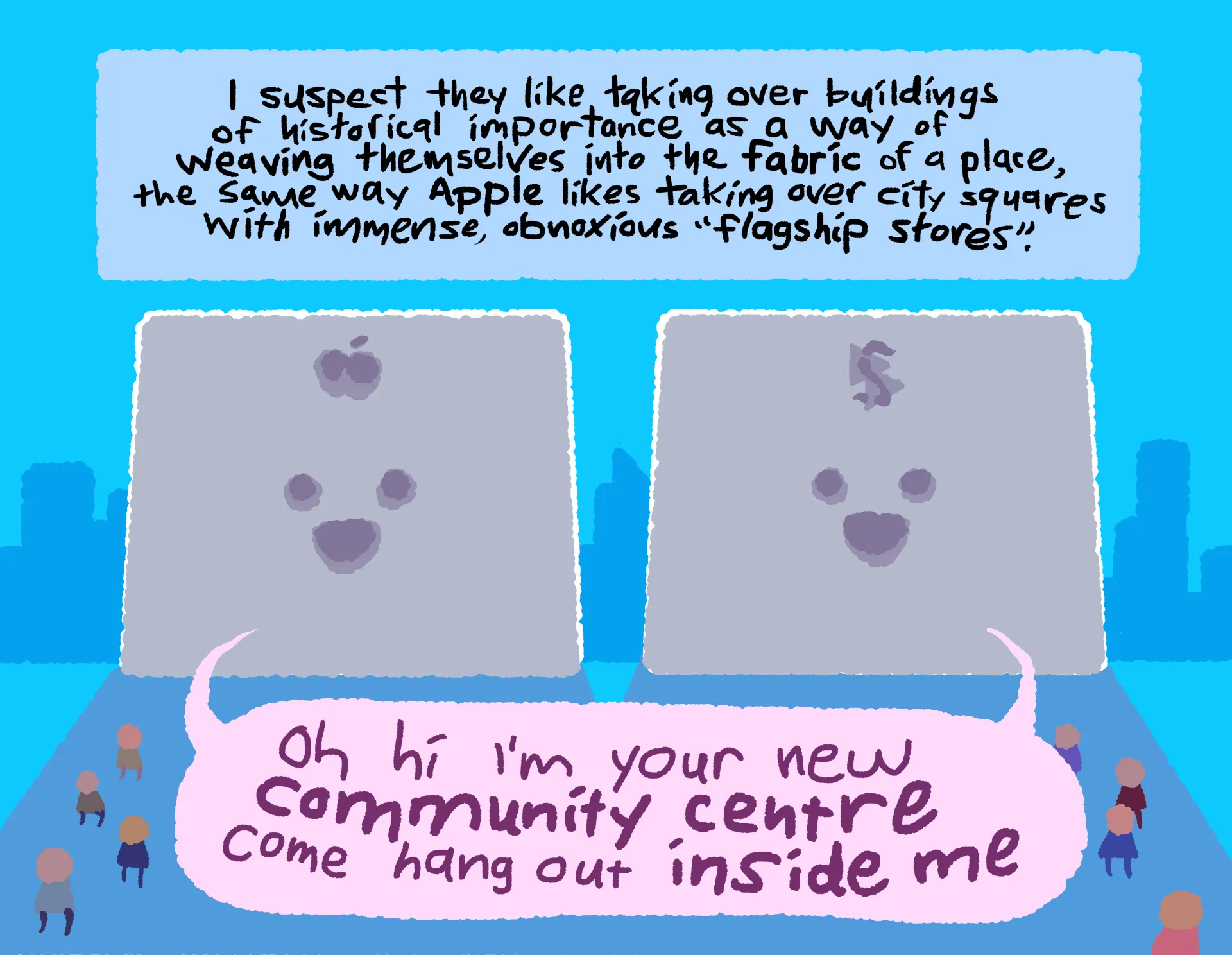 Scientology's Ideal Orgs compared with Apple's "flagship stores"