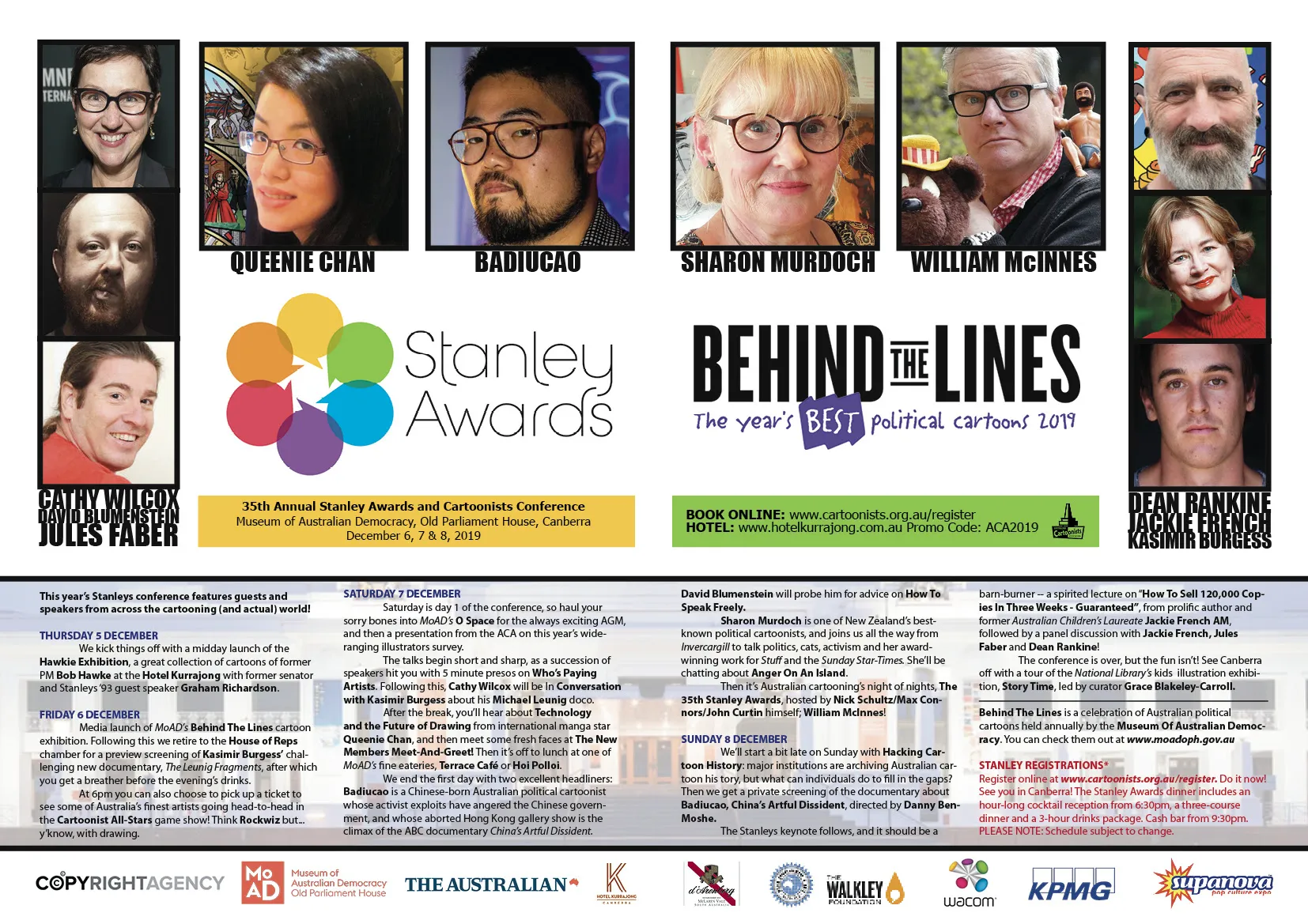Program for Stanleys conference 2019