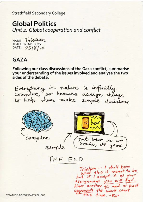 Tristian and the Gaza Strip, pg 1
