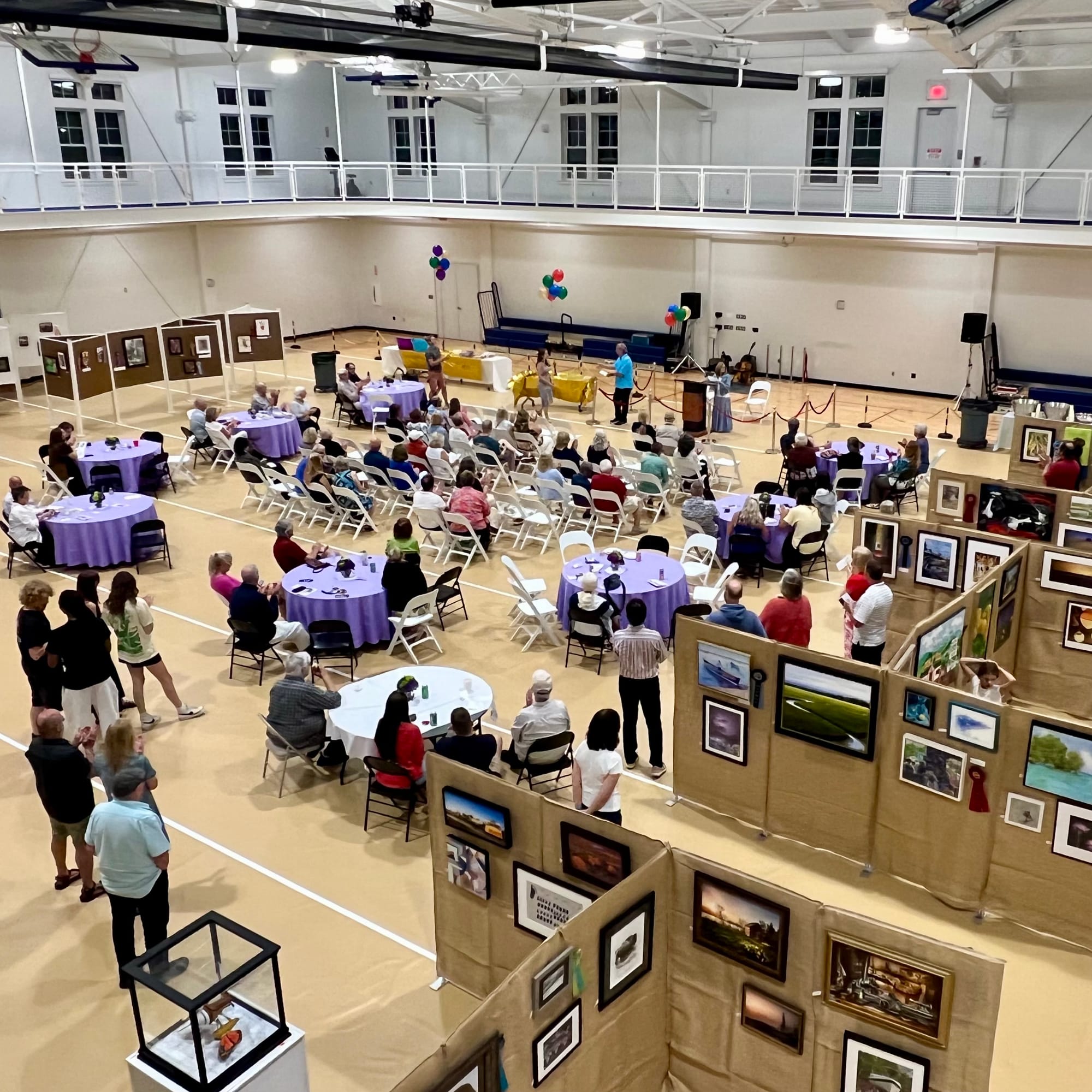 The juried show on display in the Pembroke Community Center