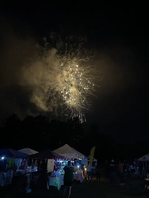 Pembroke Celebrates fireworks in 2025 -photo by Anne Stanton