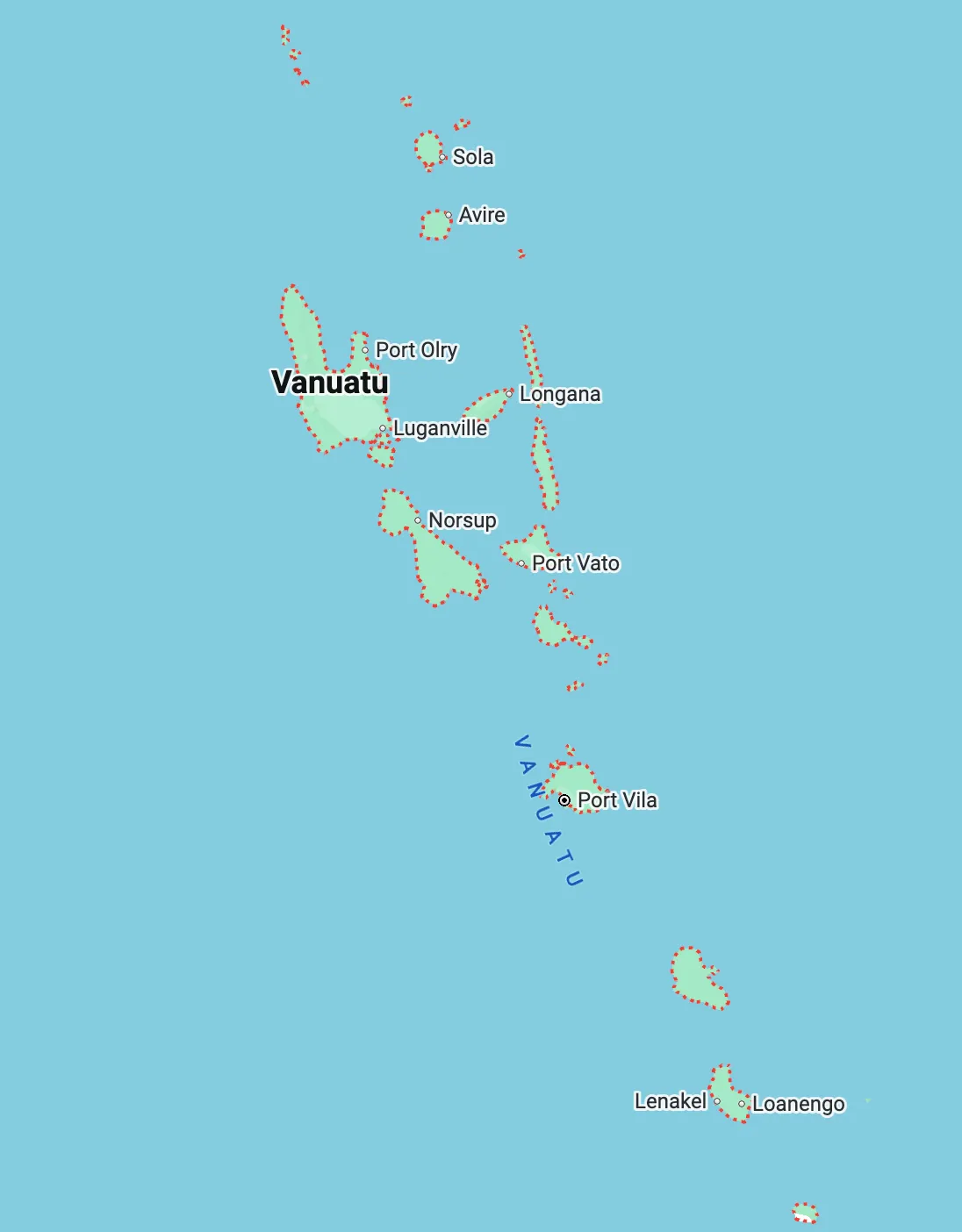 Heading to Vanuatu