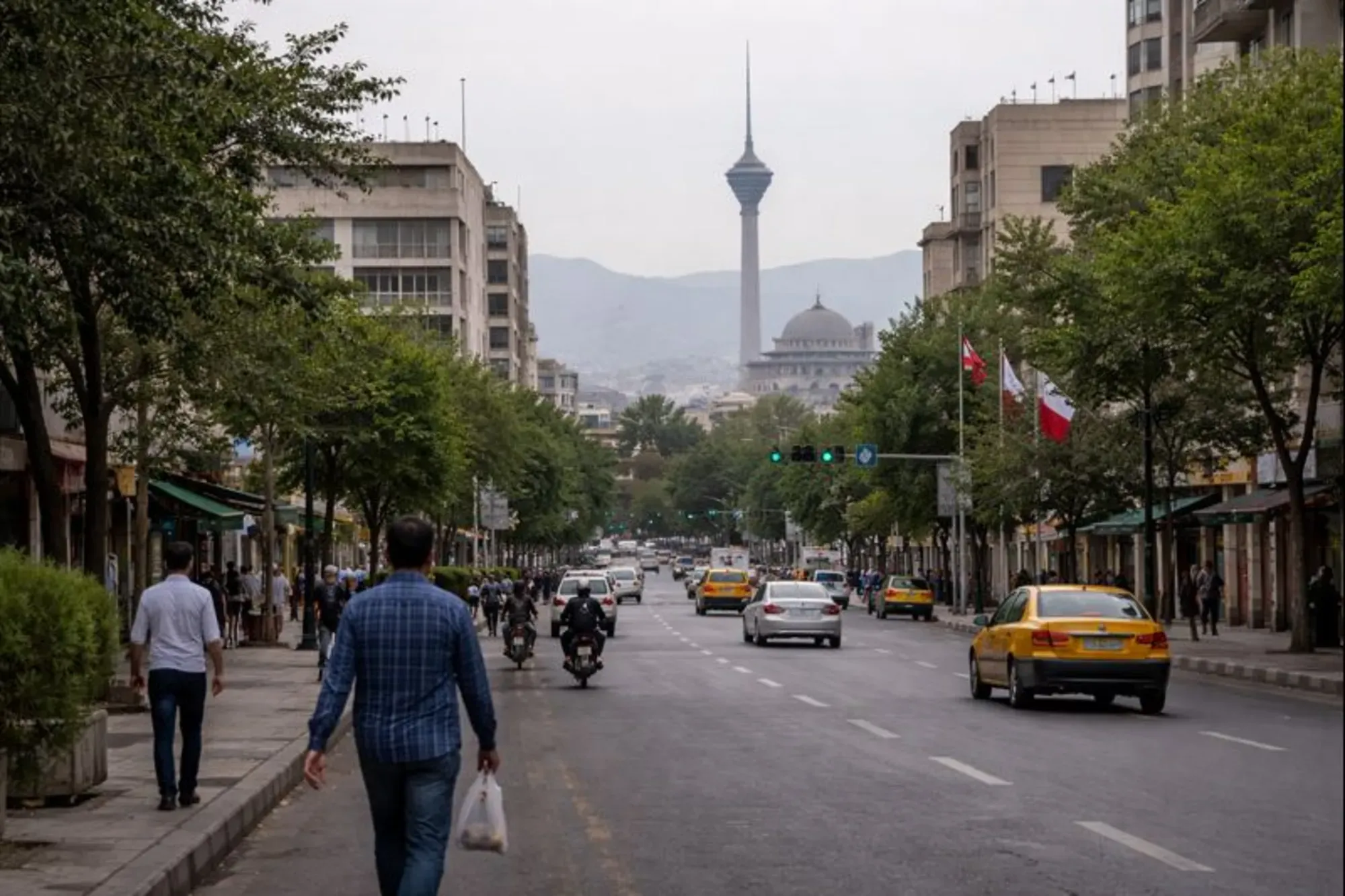 A quiet street in Tehran reflecting uncertainty as Iran pauses executions amid international pressure