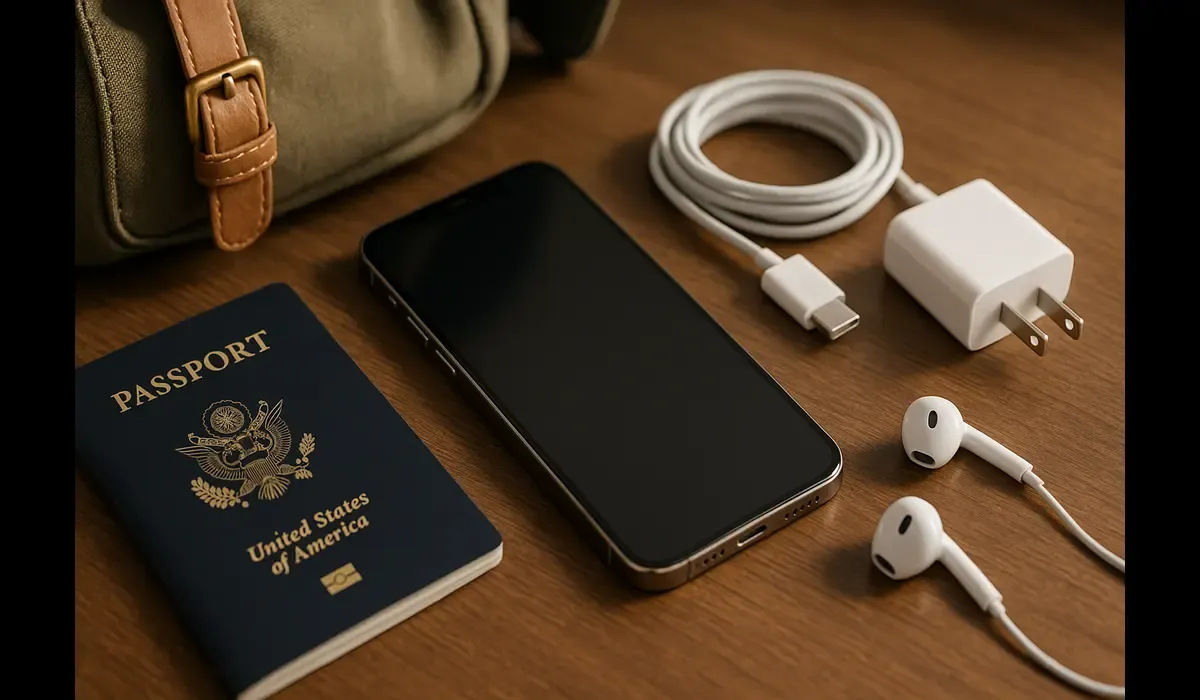 best phone accessories for travelers & students smartphone travel desk setup